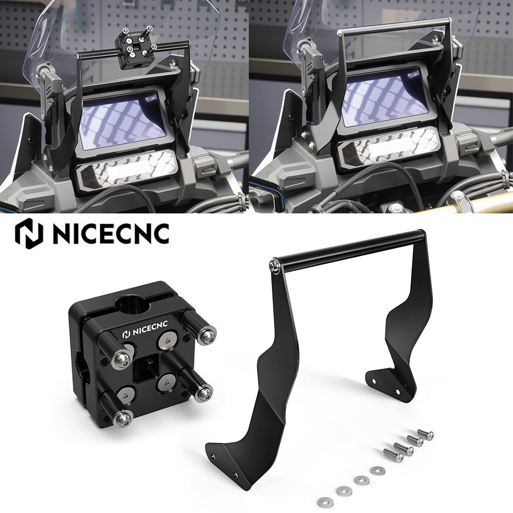 NICECNC ホンダ アフリカツイン CRF1100 アドベンチャースポーツ 2020〜2026対応 GPSスマホナビブラケットホルダー AMPSホール