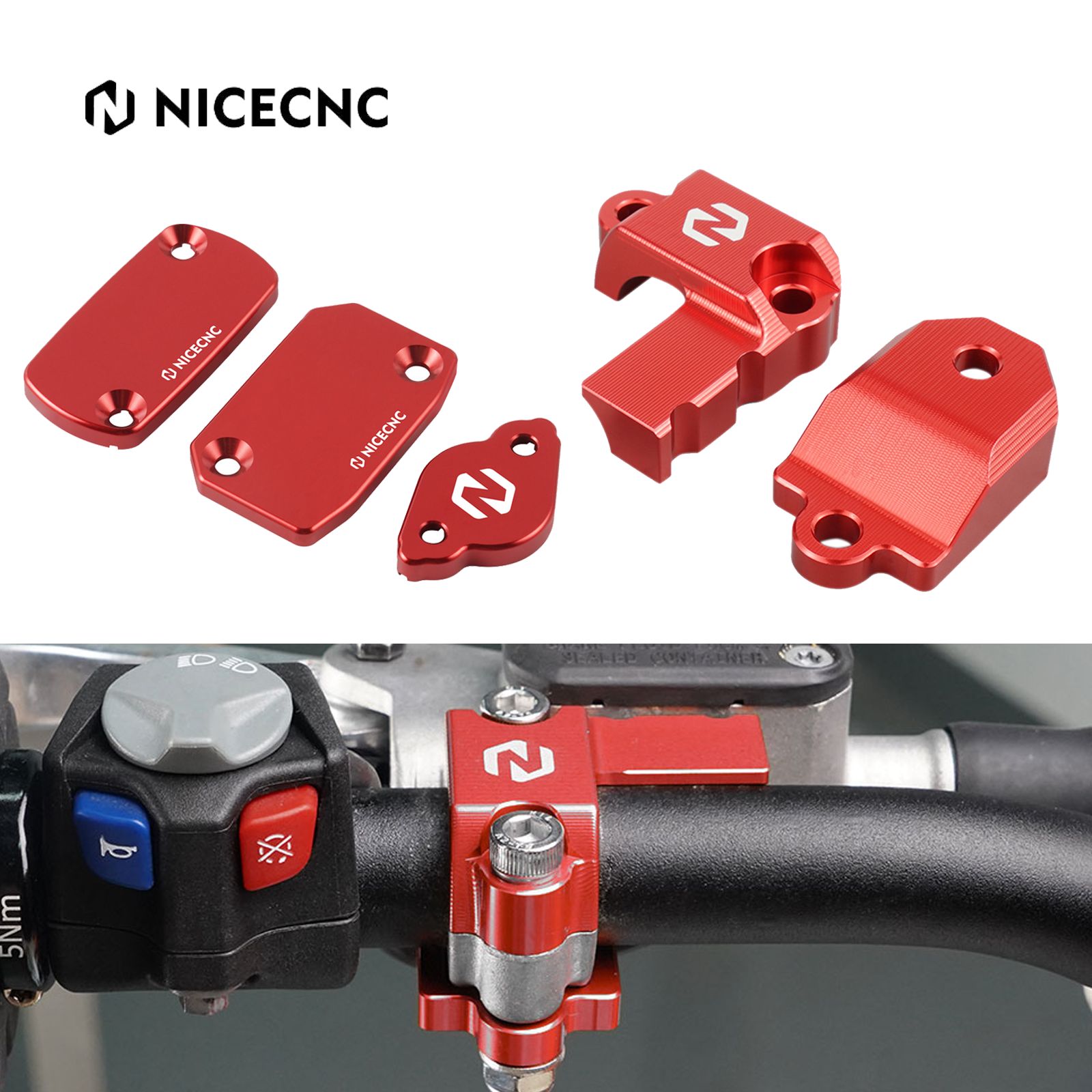 NICECNC ベータ RR250 RR300 RR350 RR390 RR400 RR430 RR450 RR480 RR498 RR500対応 マスターシリンダープロテクター ブレーキクラッチリザーバーカバー アルミ製