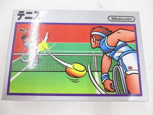 未使用 ゲーム ファミコン ソフト テニス 箱説付き
