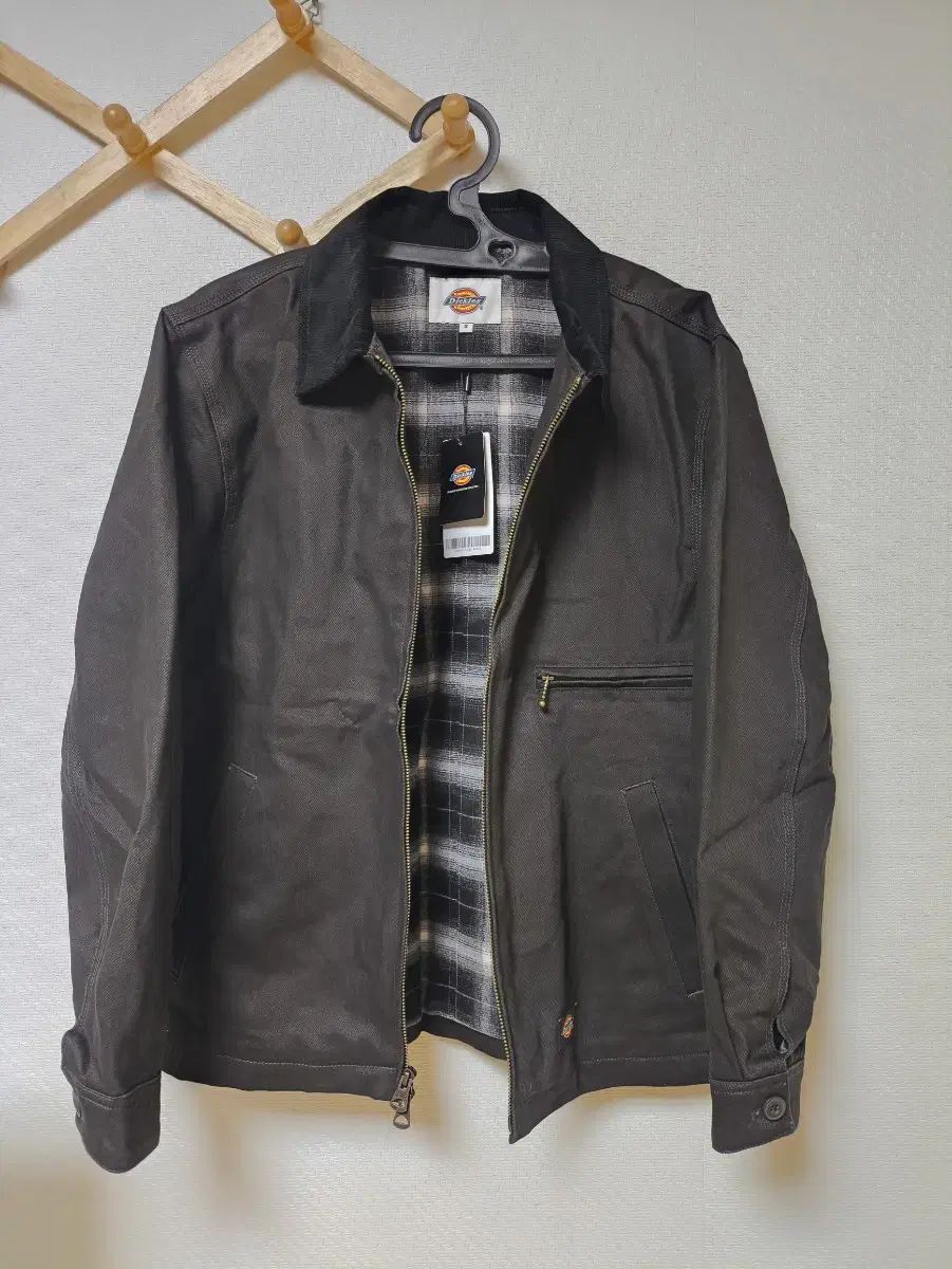(新品)ディッキーズ ツイル ウォーク ジャケット ブラウン S