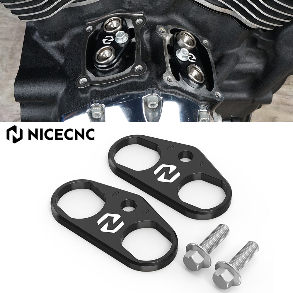 NICECNC ハーレー ストリートグライド ロードグライド ロードキング ウルトラ エレクトラグライド トライグライド対応 タペットカバー アルミ製