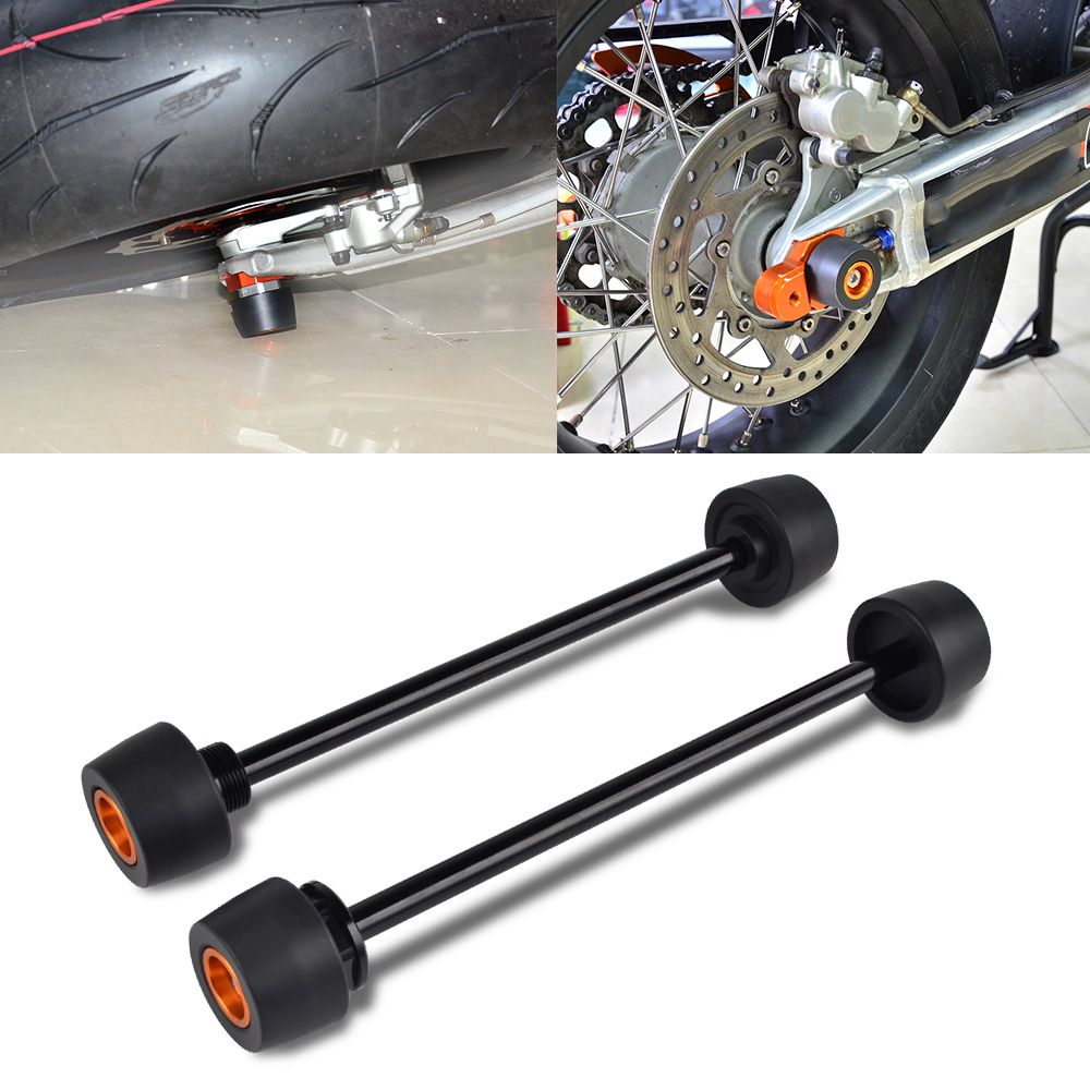 NICECNC KTM 690 SMCR 690 Duke 2008〜2023 ハスクバーナ 701スーパーモト Vitpilen 701対応 フロントリアアクスルスライダー 落下保護 9,820円