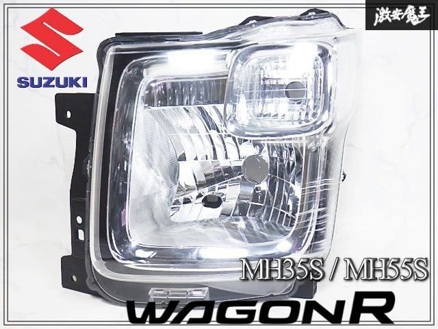 スズキ 純正 MH35S MH55S ワゴンR ハロゲン ヘッドライト ヘッドランプ