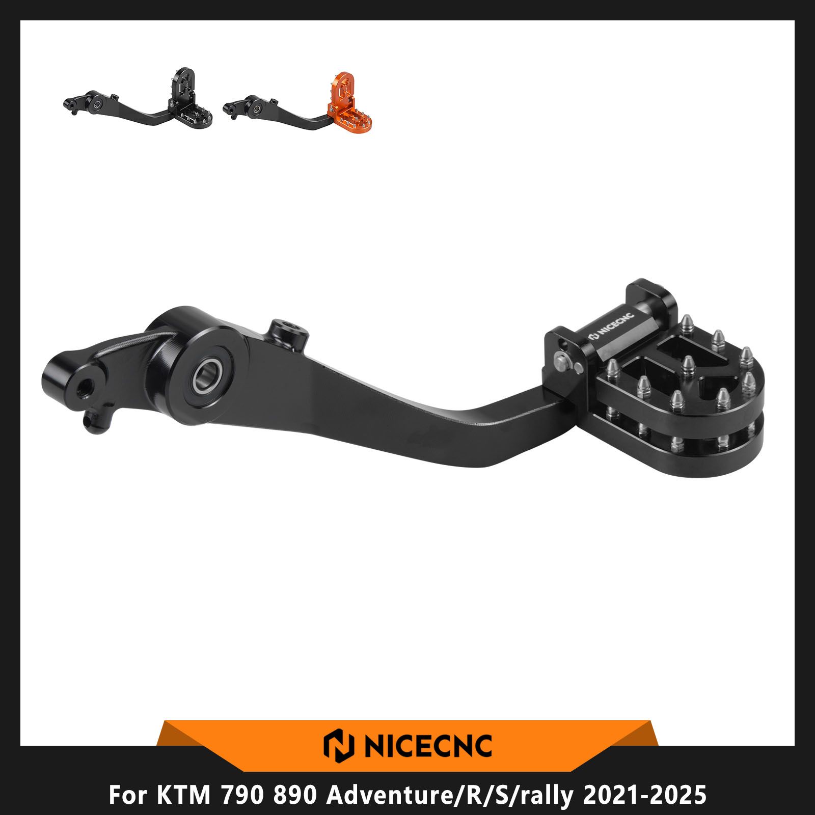 NICECNC KTM 790 890アドベンチャーRSラリー 2021〜2025 890 SMT 2023〜2025 ハスクバーナ ノルデン901 2022〜2025対応 調整可能デュアルブレーキペダル 22,688円