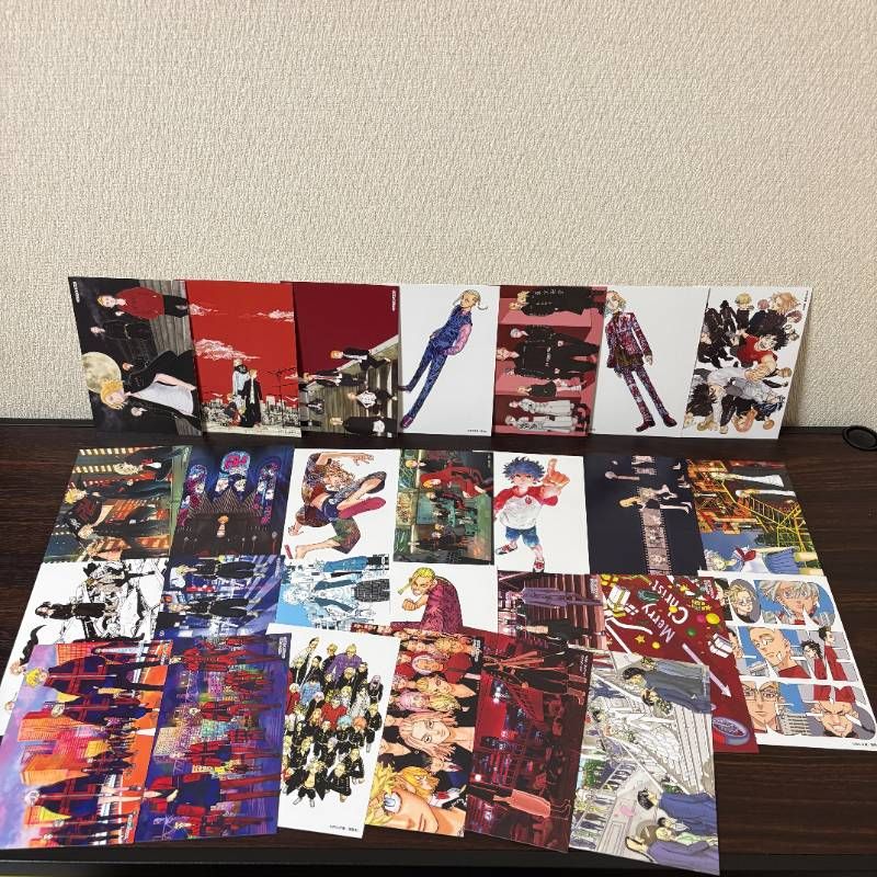 東京卍リベンジャーズ　極彩色　ポストカード　２７枚セット