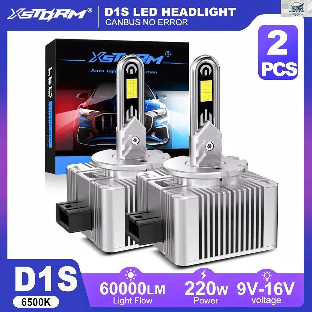 D1S D3S LEDライト キセノンHIDキット D2S D4S LEDヘッドライト CANBUS 220W 60000LM 車用ライトバルブ ターボランプ プラグプレイ 6500K