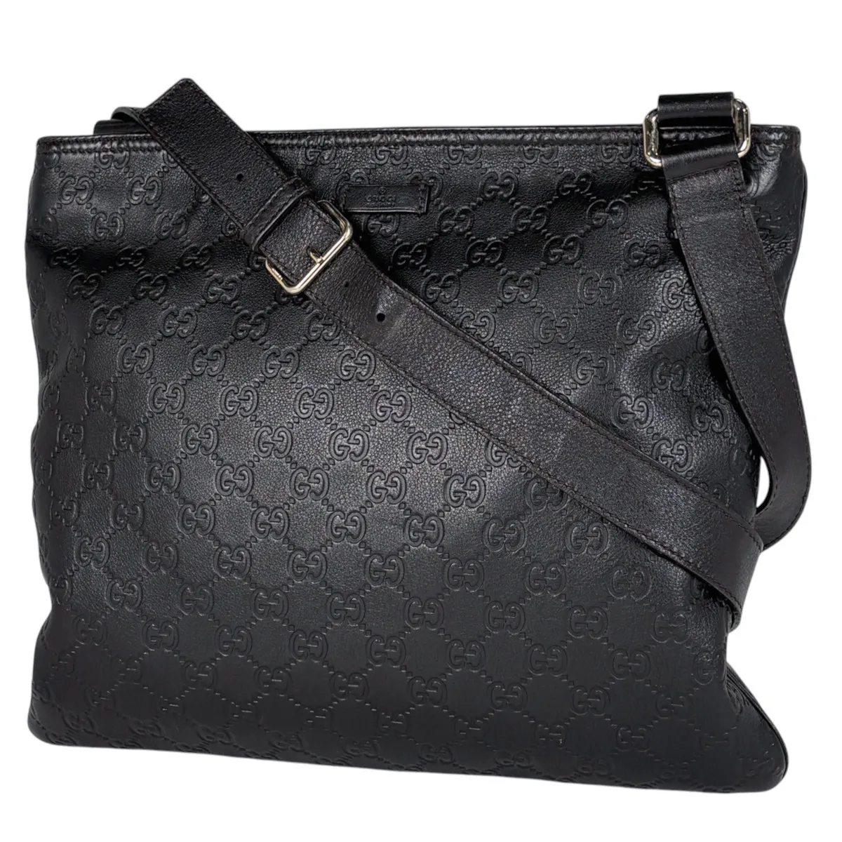 ✨GUCCI✨グッチ✨GG柄✨ブラック✨201446✨ショルダーバッグ✨ グッチ GUCCI グッチシマ ショルダーバッグ GG柄 シグネチャー