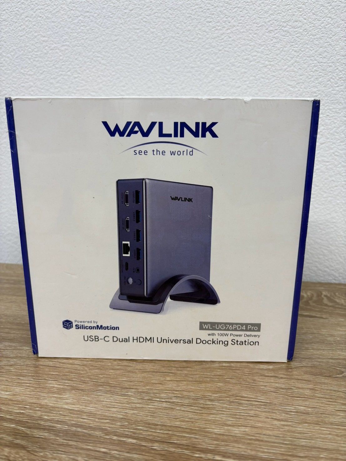 WAVLINK USB-C ドッキングステーション デュアルHDMI WL-UG76PD4 Pro 新品未開封