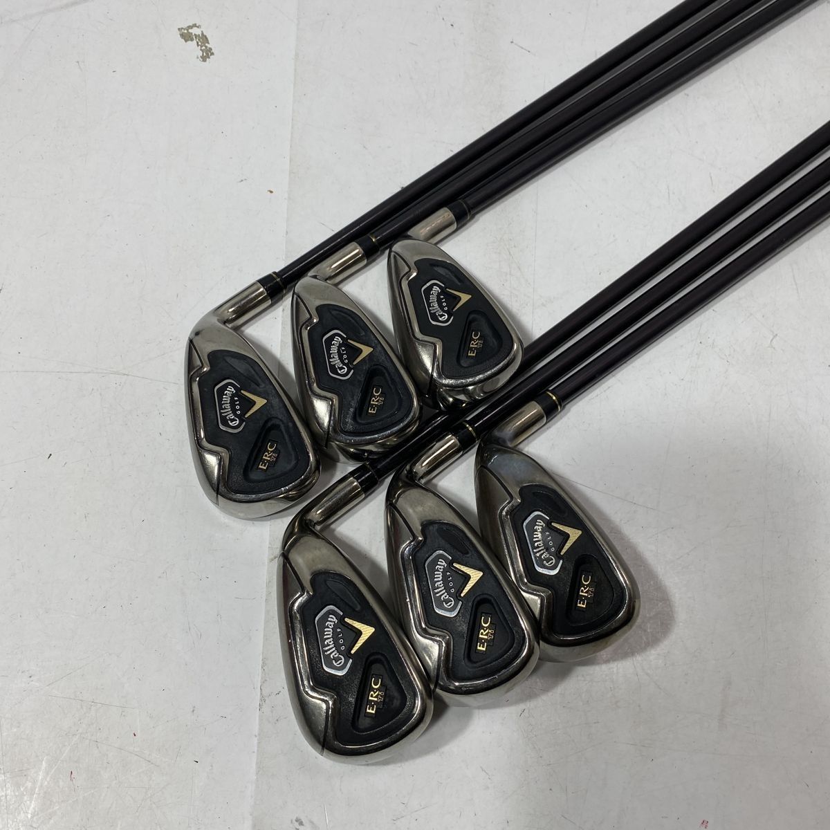 Callaway キャロウェイ ERC Ti アイアン6本セット 男性右利き 純正カーボン flex SR BBL0617/大5239