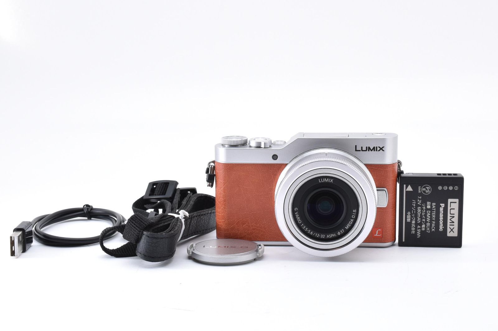 [퍼펙트 모션] 684 셔터 카운트 파나소닉 루믹스 DC-GF9 12-32mm G 1:3.5-5.6 미러리스 SLR 카메라 렌즈 세트 #3002584A