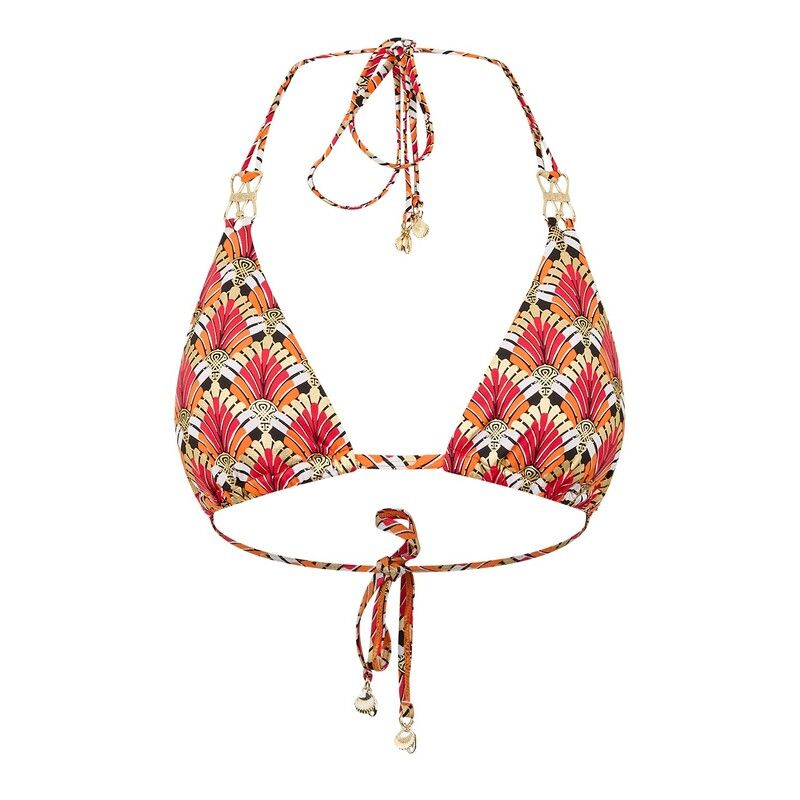 ビバ レディース 水着 トップのみ Biba Kayla Bikini Top Deco Fan Printその他