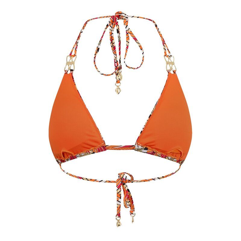 ビバ レディース 水着 トップのみ Biba Kayla Bikini Top Deco Fan Print