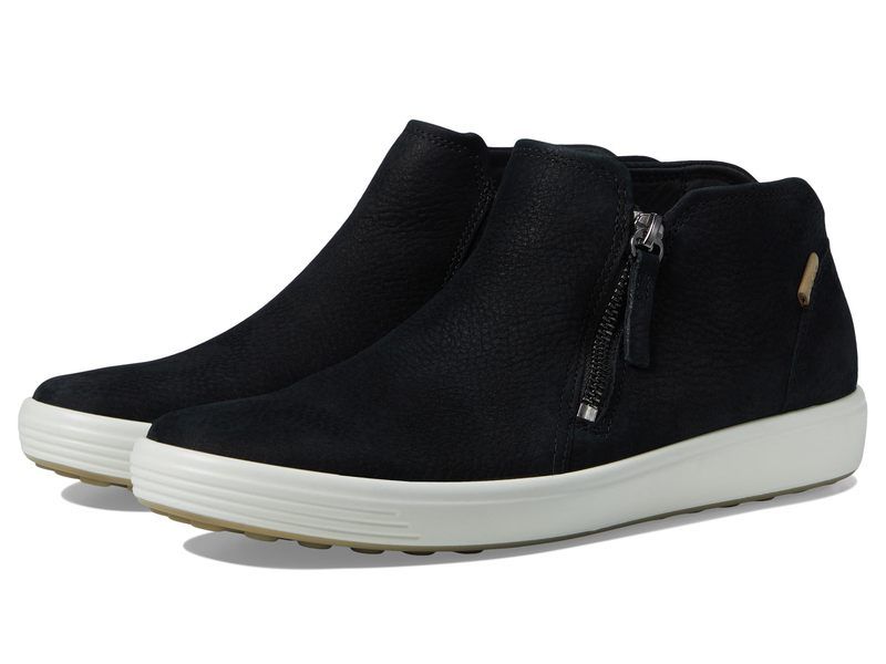 エコー レディース シューズ スニーカー ブーツ ECCO Soft 7 Low Cut Zip Bootie Black ブラック