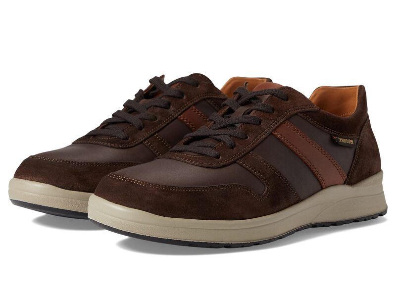 メフィスト メンズ シューズ スニーカー Mephisto Vito Dark Brown Sued ブラウン
