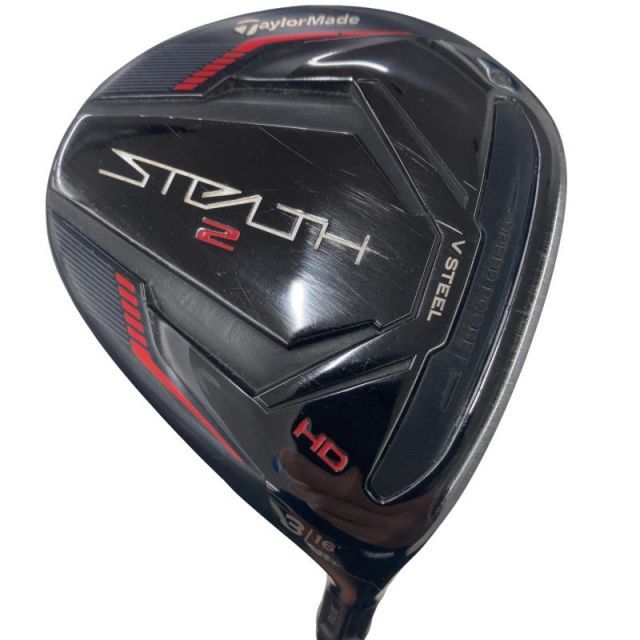 【中古】 テーラーメイド STEALTH2 HD 3W フェアウェイウッド FW TENSEI RED TM50(STEALTH FW) (フレックスS) メンズ 男性用 右利き 右用 Dランク ゴルフクラブ