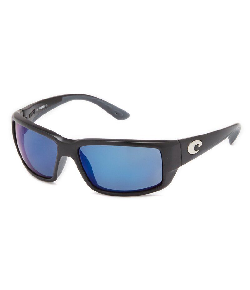 コスタ レディース アクセサリー サングラス・アイウェア Costa Fantail Rectangle Polarized Sunglasses Matte BlackBlue Mirror ブラッ