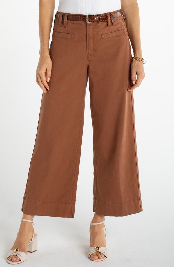 リヴァプール ロサンゼルス レディース ボトムス レギンス ワイドレッグ ハイウエスト パンツ Liverpoolos Angeles High Waist Crop Wide Leg Pants M 25,350円