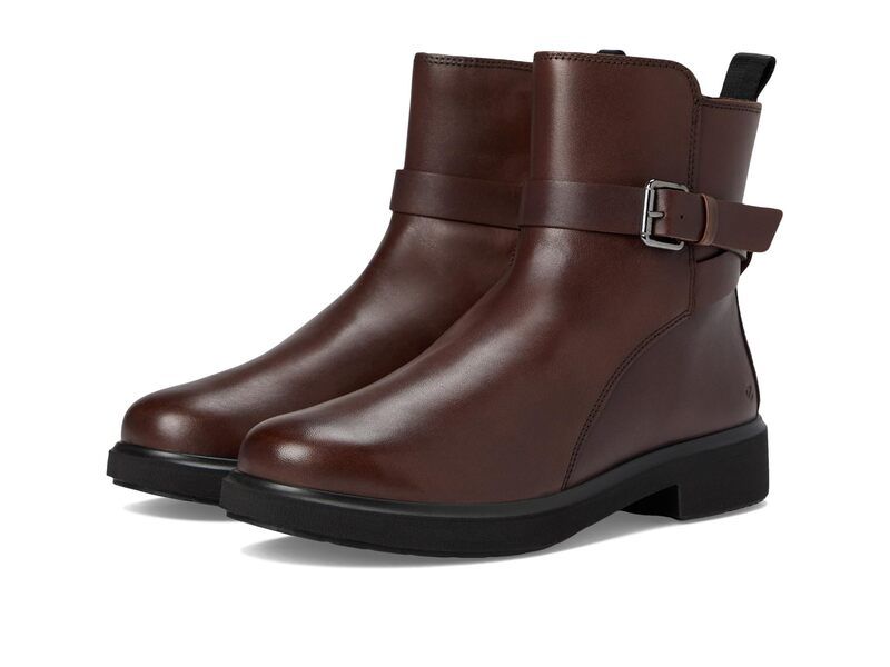 エコー レディース シューズ ブーツ・レインブーツ アンクル ECCO Amsterdam Buckle Ankle Boot Potting Soil