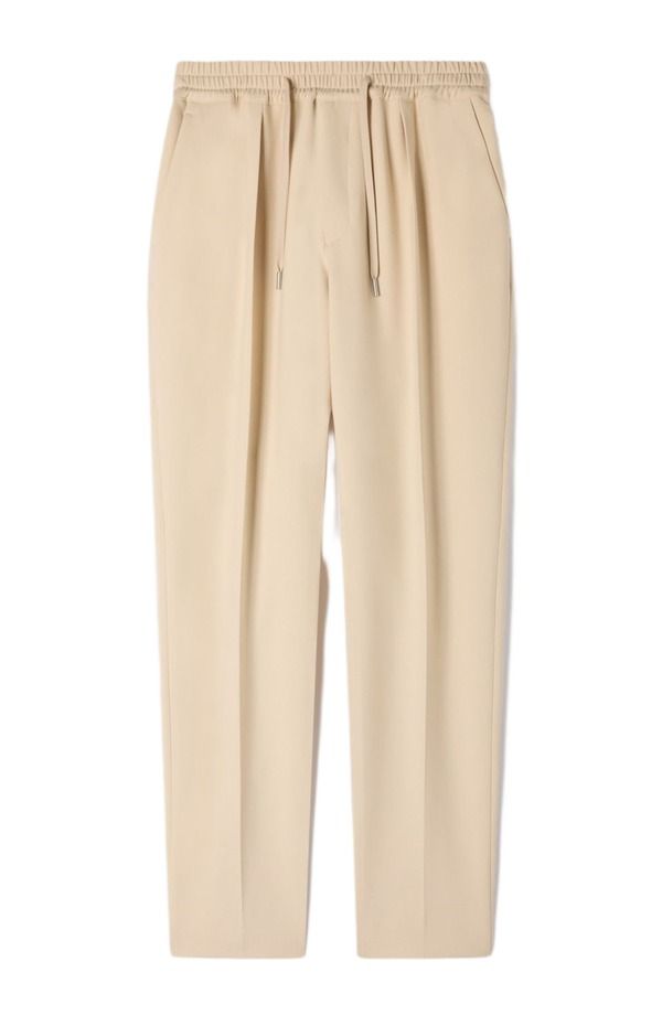 サンドロ メンズ ボトムス カジュアルパンツ SANDRO Elasticated straightleg trousers Oats 49,080円