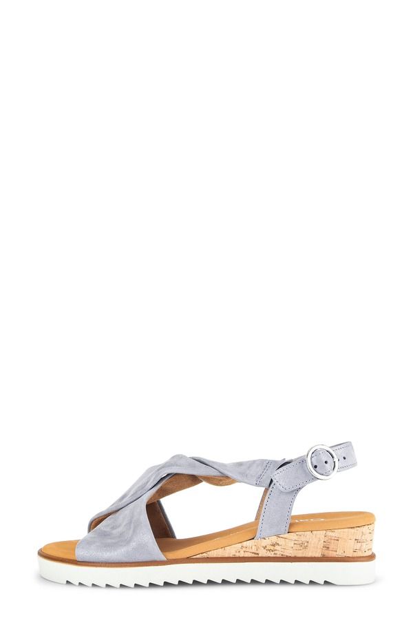 ガボール レディース シューズ サンダル Gabor 42751 Wedge Sandal Azur