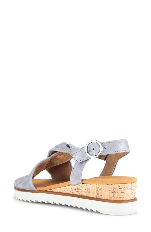 ガボール レディース シューズ サンダル Gabor 42751 Wedge Sandal Azur