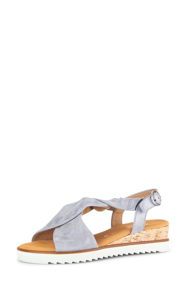 ガボール レディース シューズ サンダル Gabor 42751 Wedge Sandal Azurサンダル