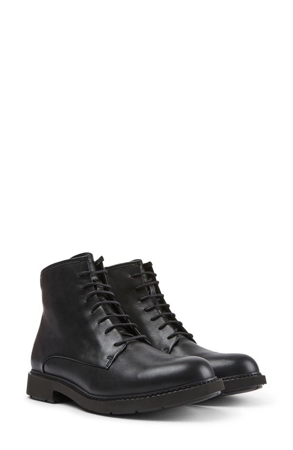 カンペール レディース シューズ ブーツ・レインブーツ Camper Neuman Combat Boot Black ブラック