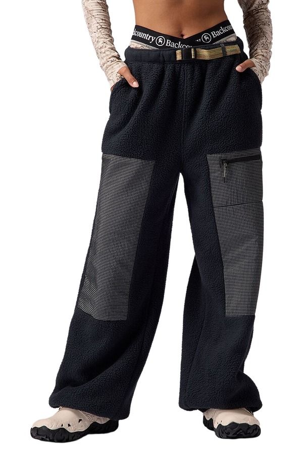 バックカントリー レディース ボトムス レギンス フリース Backcountry Wander PileFleece Pant Womens Black ブラック