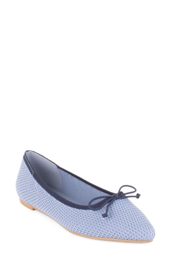タハリ レディース シューズ パンプス Tahari Bogota Pointed Toe Flat Blue Navy ネイビー