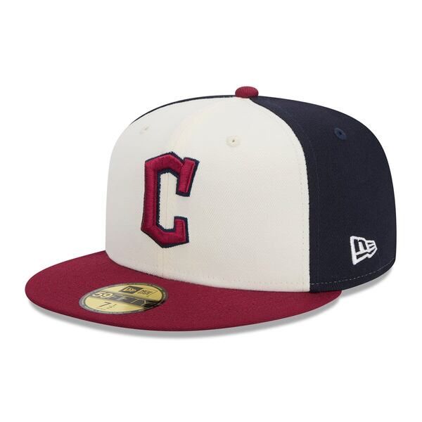 ニューエラ メンズ アクセサリー 帽子 Mens New Era WhiteRed Cleveland Guardians 2024 City Connect 59FIFTY Fitted Hat W