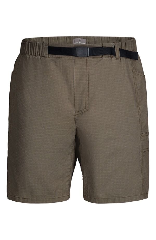 ロイヤルロビンズ メンズ ボトムス ハーフパンツ・ショーツ コットン ROYAL ROBBINS Crux Stretch Cotton Ripstop Climbing Short Everglad