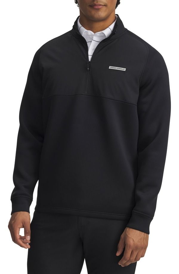 アンダーアーマー メンズ アウター パーカー・スウェット ハーフジップ Under Armour Drive Pro Hybrid Half Zipullover 010 Black ブラック