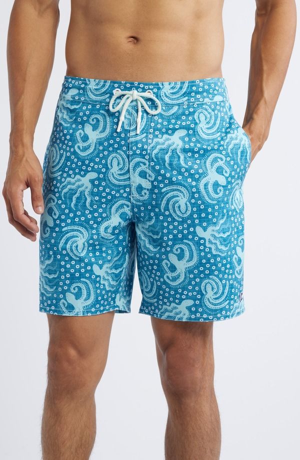 ジョニー オー メンズ 水着 ハーフパンツ・ショーツ johnnieO Big Blue Swim Trunks Barrels Blue ブルー 21,226円