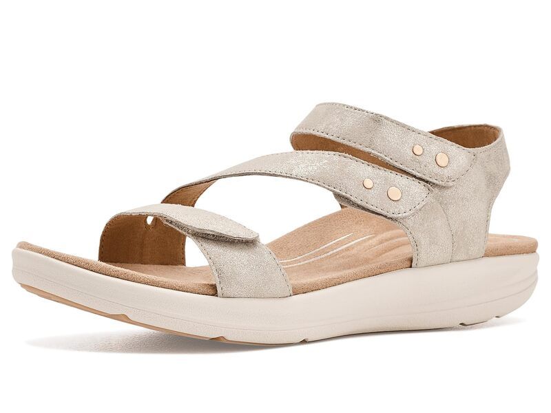 エイトレックス レディース シューズ サンダル プラットフォーム Aetrex Vania Platform Sandal Champagne シャンパン