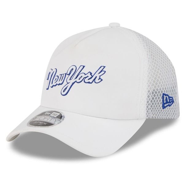 ニューエラ メンズ アクセサリー 帽子 Mens New Era White New York Mets 2026 Batting Practice Apex 9FORTY Adjustable Tr