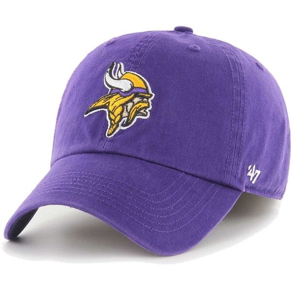 フォーティーセブン メンズ アクセサリー 帽子 ロゴ Mens 47 Purple Minnesota Vikings Franchise Logo Fitted Hat Purple パープル