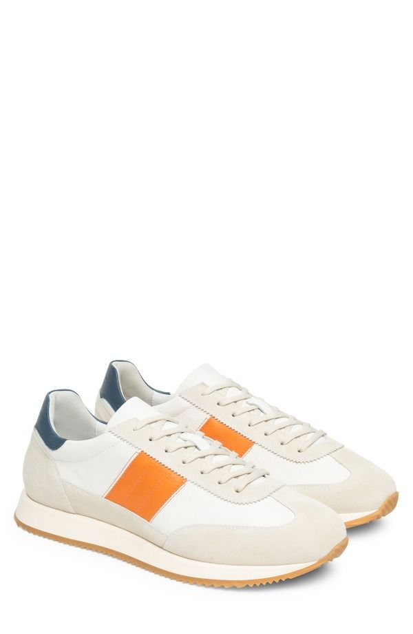 ネーロ ジャルディーニ メンズ シューズ スニーカー NeroGiardini Retro Low Top Sneaker Orange Multi オレンジ 52,080円