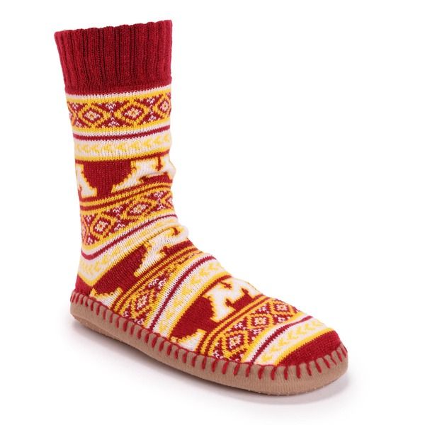 ムクルクス レディース アンダーウェア 靴下 MUK LUKS Gameday Slipper Socks Minnesota