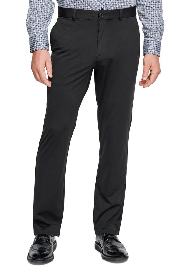 ジョンストンアンドマーフィー メンズ ボトムス カジュアルパンツ ニット Johnston Murphy XC Flex Solid Knit Pants BLACK ブラック