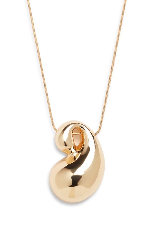 オープンエディット レディース アクセサリー ネックレス・チョーカー レース Open Edit Curved Teardropendant Necklace GOLD ゴールド 7,584円