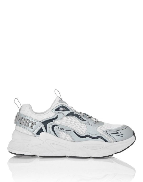 プレイン スポーツ レディース シューズ スニーカー PLEIN SPORTrackKing Mag Genx05 Unisex Unisex whitesilver ホワイト