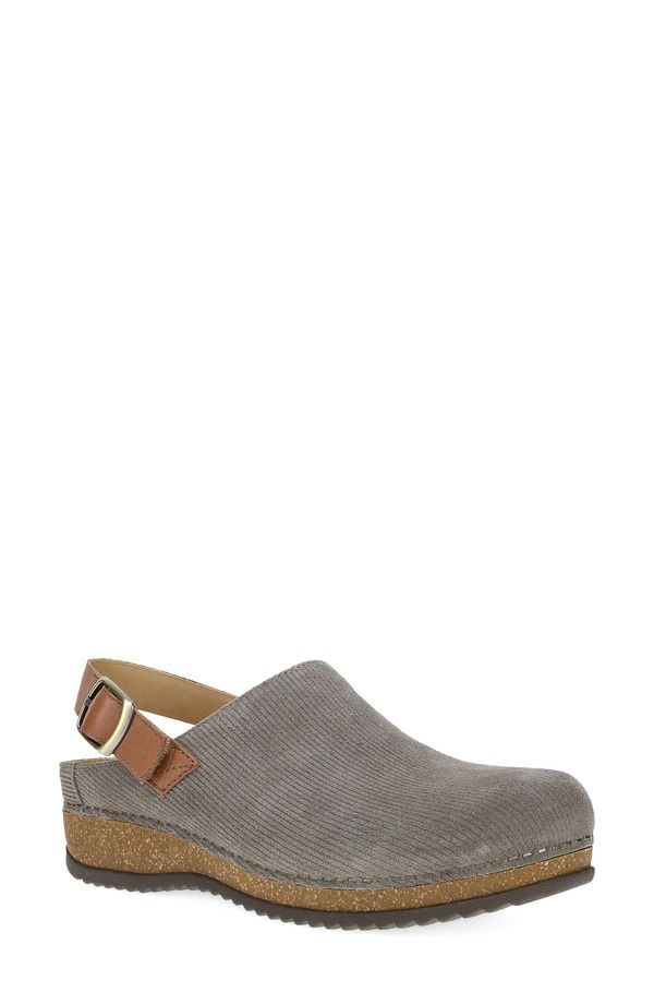ダンスコ レディース シューズ パンプス Dansko Merrin Slingback Clog Women STONEMBOSSED SUEDE ストーン