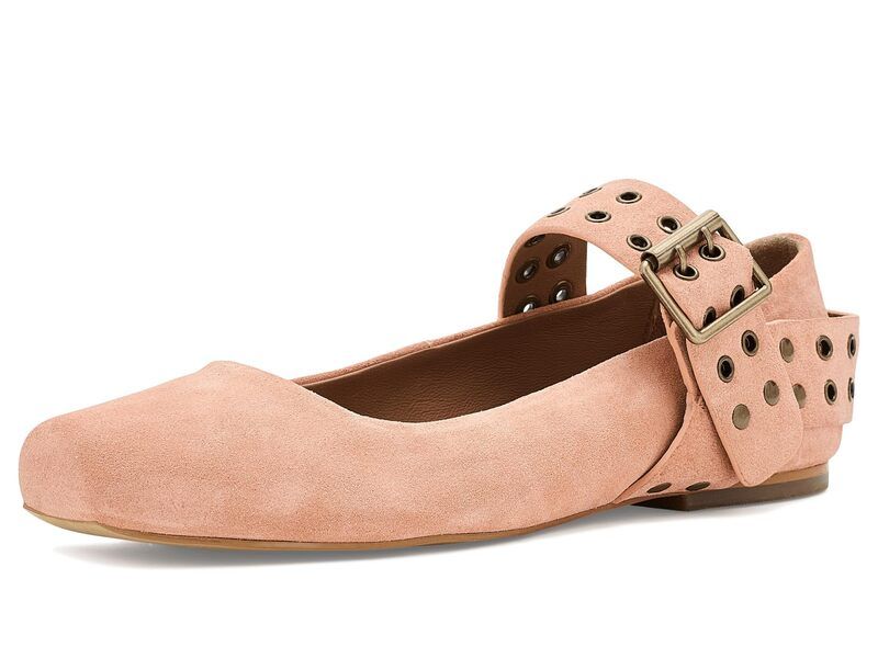 フリーピープル レディース シューズ サンダル Free People Maggie Mary Jane Flats Rose Suede