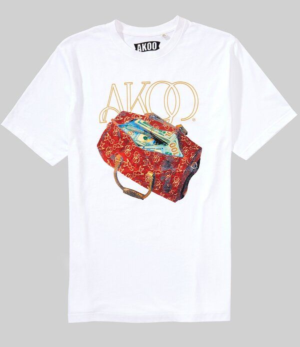 アクー メンズ トップス シャツ AKOO Secure Bag Short Sleeve TShirt White ホワイト
