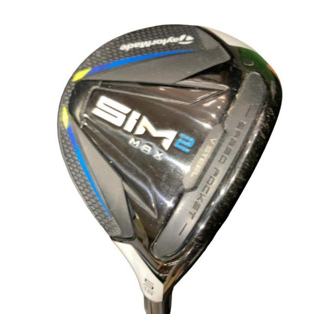 【中古】 テーラーメイド SIM2 MAX 5W フェアウェイウッド FW リシャフト (フレックスその他) メンズ 男性用 右利き 右用 Cランク ゴルフクラブ