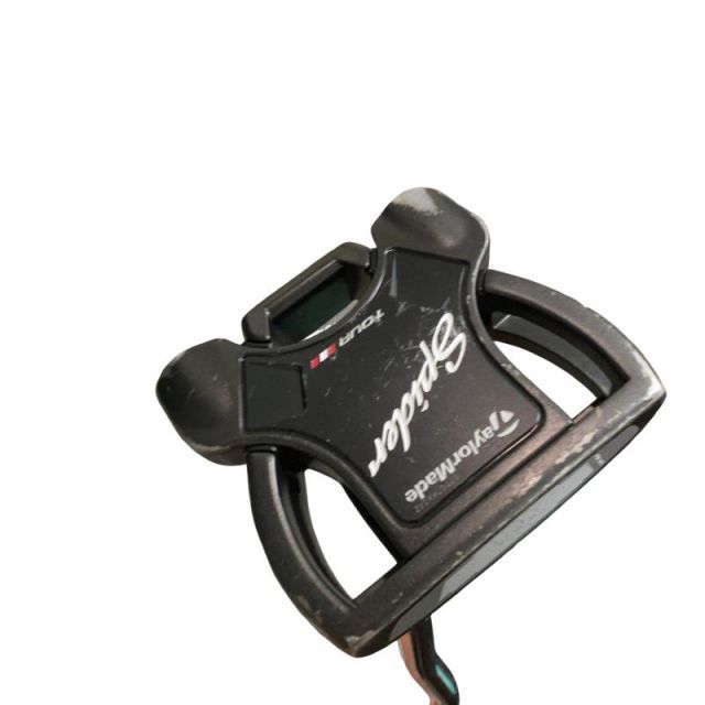 【中古】 テーラーメイド Spider Tour BLACK(2020)(サイトライン) ダブルベント 34インチ USA パター PT スチール (フレックスその他) メンズ 男性用 右利き 右用 Dランク ゴルフクラブ