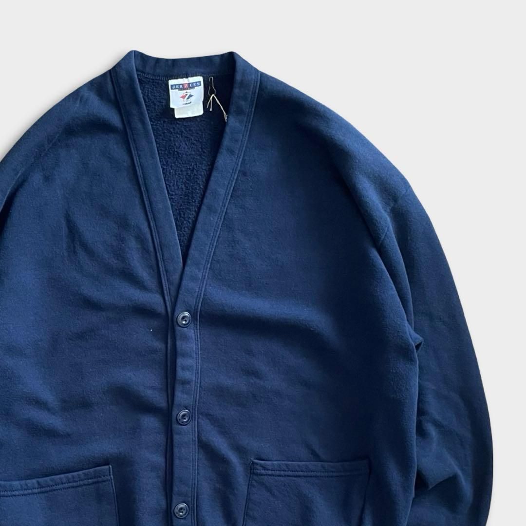 90s JERZEES スウェット カーディガン ネイビー ONESIZE 90s JERZEES スウェット カーディガン ネイビー ONESIZE - メルカリ