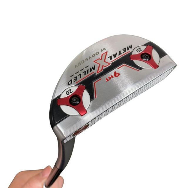 【中古】 オデッセイ METAL-X MILLED VERSA #9HT 34インチ パター PT スチール (フレックスその他) メンズ 男性用 右利き 右用 Cランク ゴルフクラブ