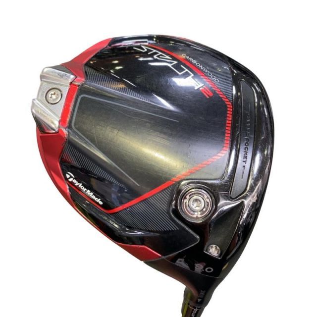 【中古】 テーラーメイド STEALTH2 9° ドライバー DR TENSEI RED TM50(STEALTH DR) (フレックスS) メンズ 男性用 右利き 右用 Cランク ゴルフクラブ