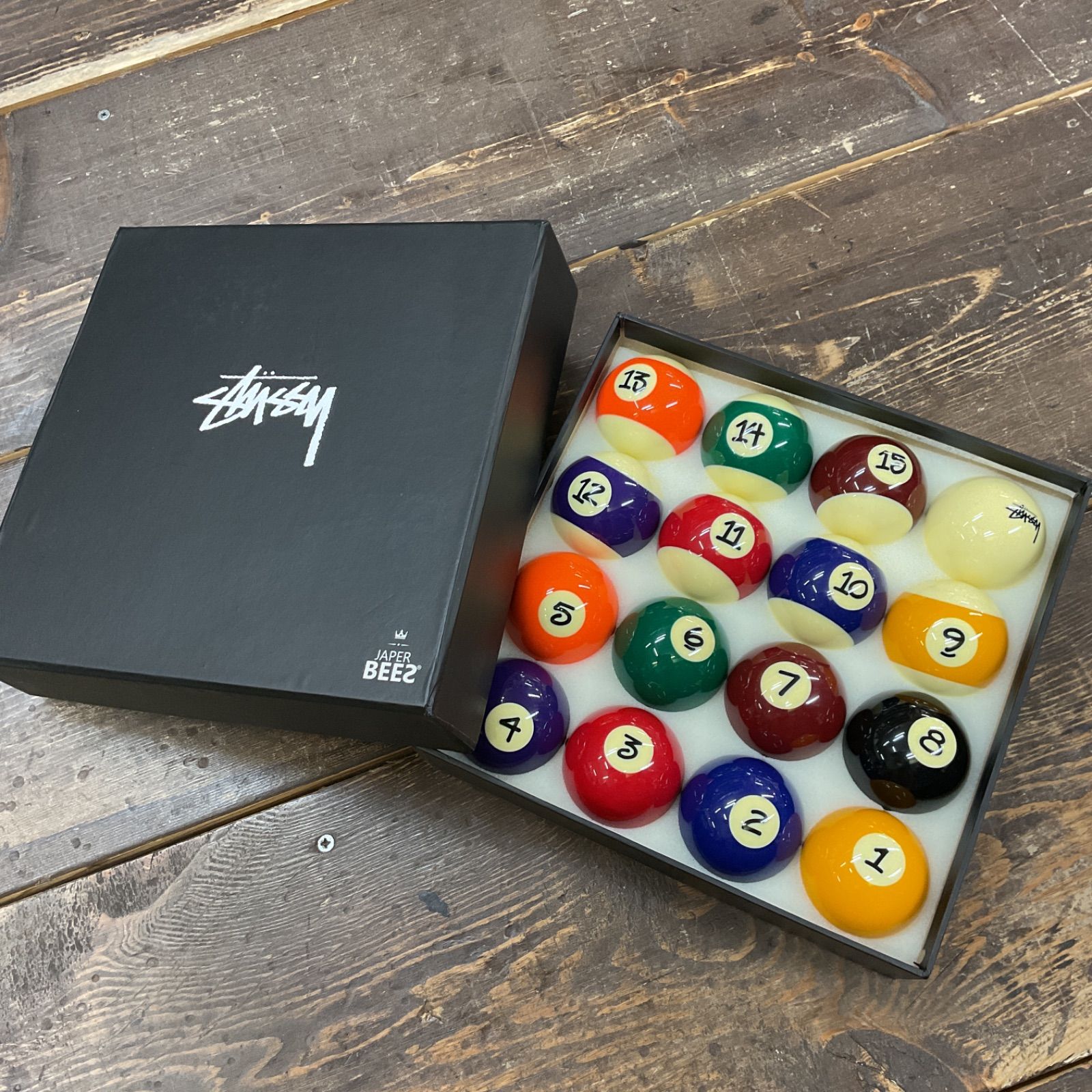 Stussy　16個　ビリヤード　ボール　セット　【K0331-005】214 11,840円